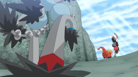 Scene from the anime Pokémon Horizons episode 80
